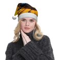 thumbnail image 5 of Daiia Butterfly On Sunflower Print Christmas Knitted Beanie Hat, Large Knit Hat Xmas Small Gifts For Men Women Adult, 5 of 6