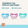 thumbnail image 3 of RaZbaby Jollypop Pacifier for Babies 3 Months and Up, USA Made, Natural Shaped Orthodontic Binky, Lovingly Shared in NICUs & Hospitals Worldwide, Medical-Grade 100% BPA-Free - 2 Pack - Blue, 3 of 9