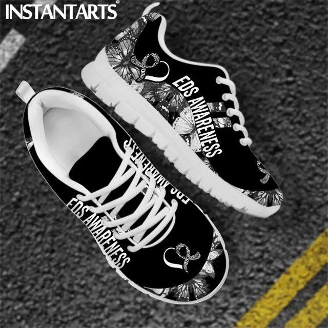Zapatillas deportivas con diseño de concienciación sobre el cáncer de mama infantil para niñas, antideslizantes, con absorción de impactos, transpirables, informales, para adolescentes.