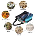 thumbnail image 5 of Lsque Crystal Pattern White Horse Pattern Beach Tote,Shoulder Handbag,Spacious Tote Bag,Lightweight Travel Bag,Versatile Shopping Bag, 5 of 6