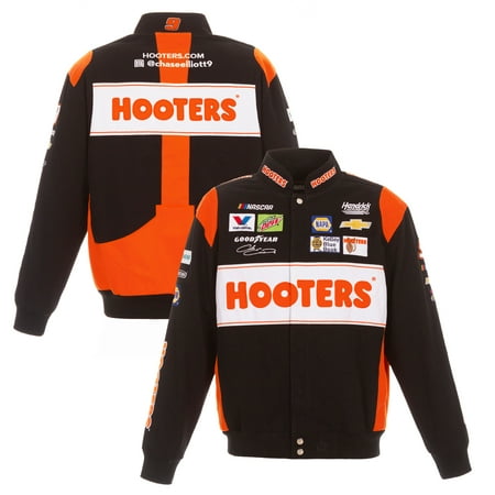 Chase Elliott JH Design Hooters 2019 Full-Snap Twill Uniform Jacket -