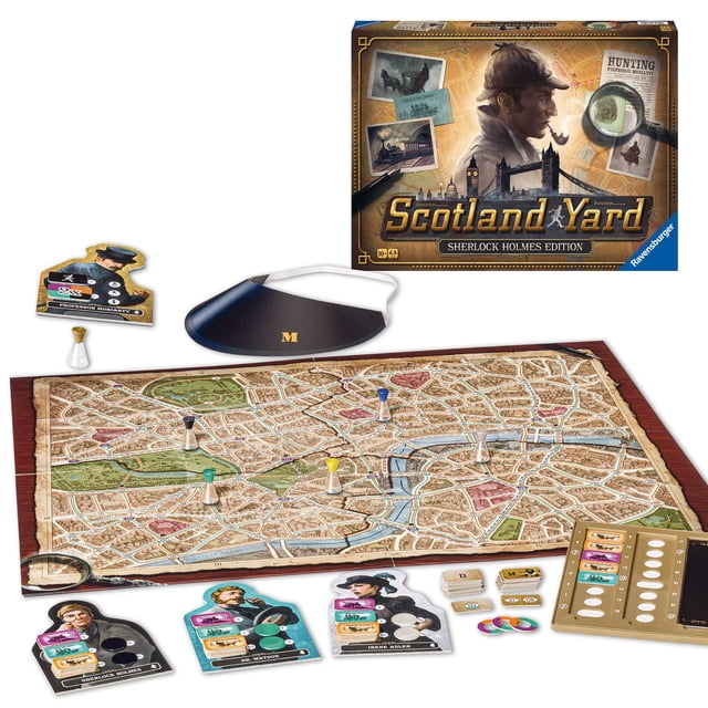 Juego de mesa Ravensburger Scotland Yard Sherlock Holmes 8+