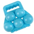 thumbnail image 2 of 5 in 1 Snowball Maker,Snow Ball Maker Shape Snowball Moulds Snow Toys Winter Snowball Fight Maker Tool Clip with Handle Sand Toys for Outdoor Indoor Activities(Blue), 2 of 8