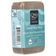 One With Nature, Soap Bar Dead Sea Mud, 7 Oz.