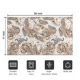 thumbnail image 5 of Orange Paisley Pattern Door Rugs,Washable Non Slip Door Mats Indoor,Decorative Door Mats,Entry Mat Indoor for Entrance,Bedroom,Kitchen,Bathroom,17"x30", 5 of 6