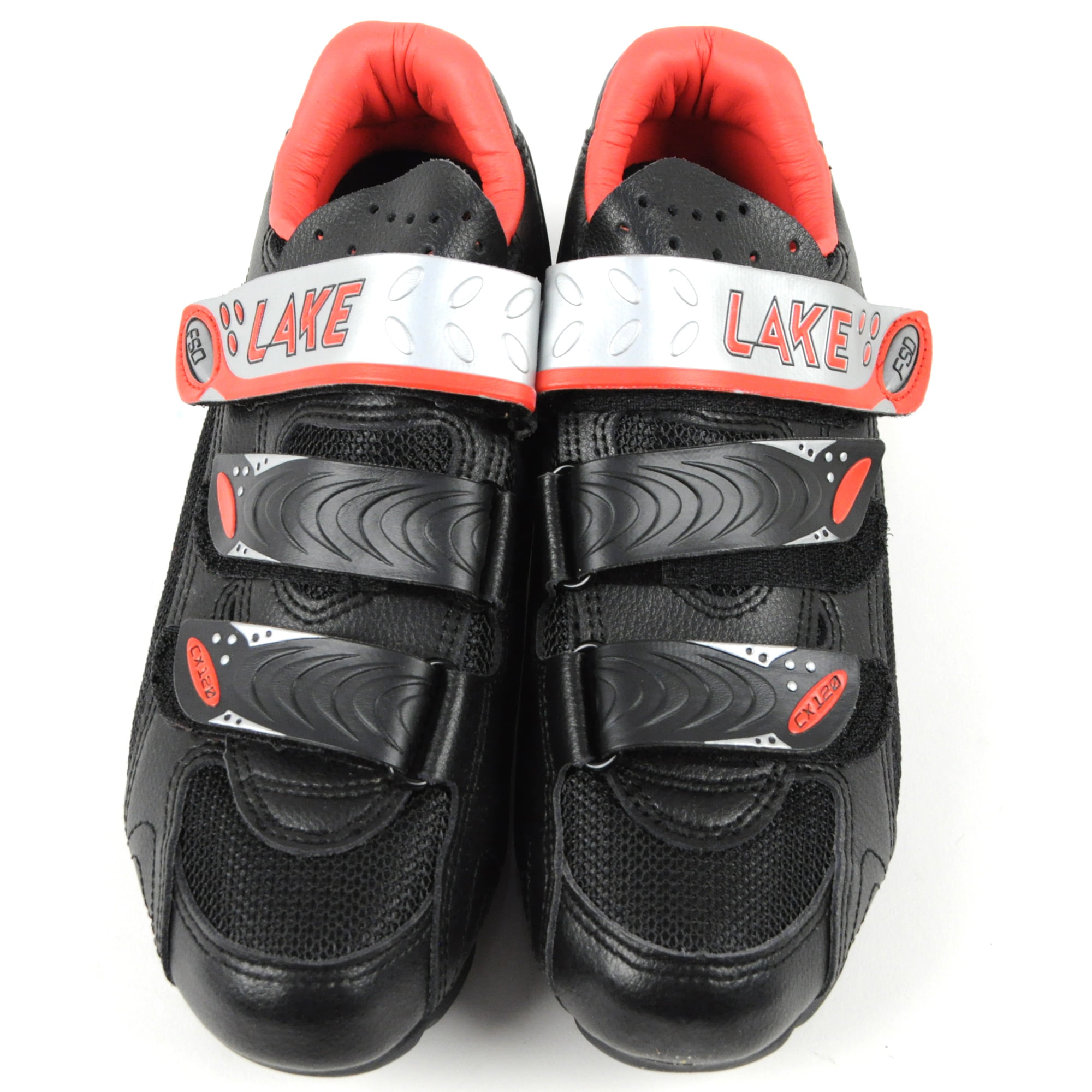 Lake CX 120 Black/Red MTB Cycling Shoes Size 43 
