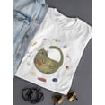 thumbnail image 3 of Sleeping Kitten T-Shirt Women -June Erica Vess Designs, Female XX-Large, 3 of 4