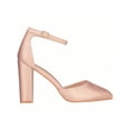 thumbnail image 3 of Women Point Toe Chunky Heeled Pumps Ankle Strap Pumps High Heel Ankle Strap Pump, 3 of 5