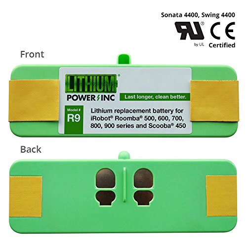 and more 900 800 700 600 500 series 965 896 Batmax 6000mAh Rechargeable Battery Compatible with Roomba R3 530 532,966 696 980,500 895 960 891