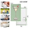 thumbnail image 6 of Yayeee 2 Pack Hand Towels for Bathroom 100% Cotton 16" x 28" Soft Absorbent Kitchen Towel, Lemon Juice, 6 of 7