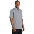 thumbnail image 4 of Sport-Tek PosiCharge RacerMesh Polo-2XL (Silver), 4 of 6