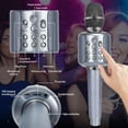 thumbnail image 6 of Karaoke Wireless Microphone, Bluetooth 5.0 Microphone with Speaker, Carpool Karaoke Portable Microphone for Kids Adults Handheld Interview Singing Outdoor Activity Host Tour Guide Mic, 6 of 10
