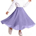thumbnail image 2 of Gfyviroh Kids Girls Long Skirts A-Line Casual Flowy Flared Skirt Loose High Waisted Lightweight Maxi Skirt 4-15 Years, 2 of 7