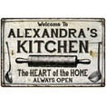 thumbnail image 1 of ALEXANDRA'S Kitchen Farmhouse Sign 8 x 12 Matte Finish Metal 108120033399, 1 of 1