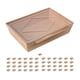 thumbnail image 1 of 50 Piezas Cajas De Papel Para Embutidos Recipientes Para Alimentos Para Sándwich Donuts 1200 Ml 1200ml, 1 of 8