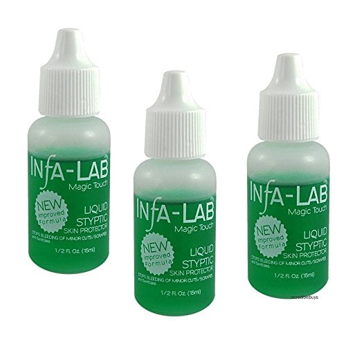 Infalab Magic Touch Liquid Styptic Skin Protector Stop Bleeding Cuts (3 piece)