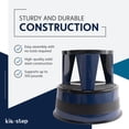thumbnail image 3 of Taburete Cramer Kik Step Step Steel con dos escalones de 160 kg de capacidad, color azul, 3 of 8