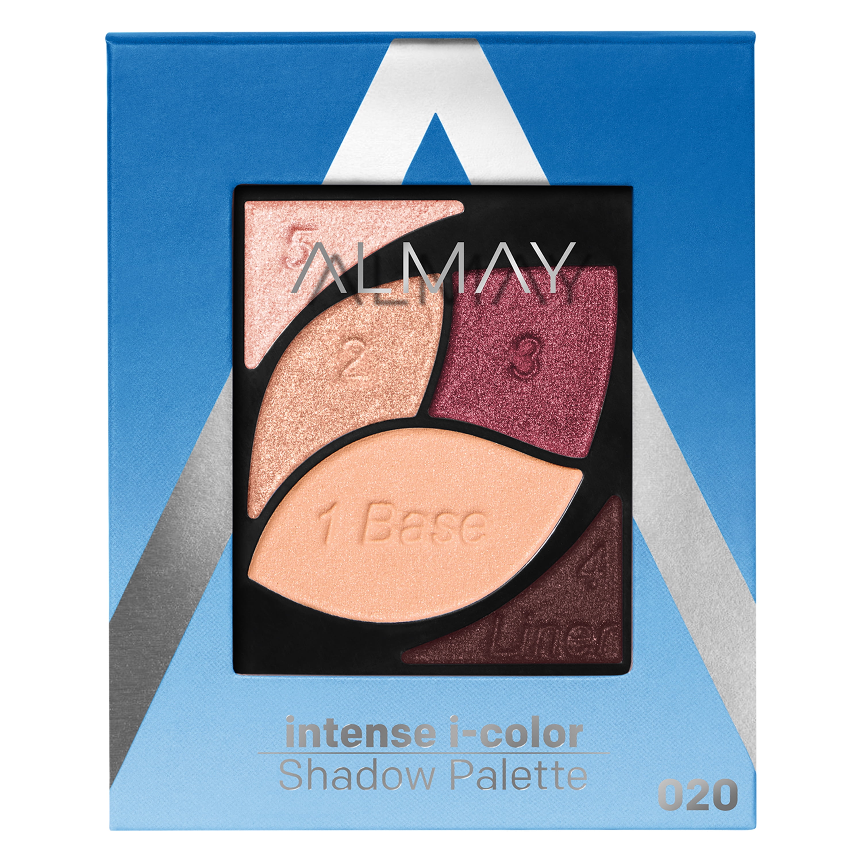 Almay Intense I-Color Enhancing Eyeshadow Palette, 020 Blue Eyes, 0.1 oz.