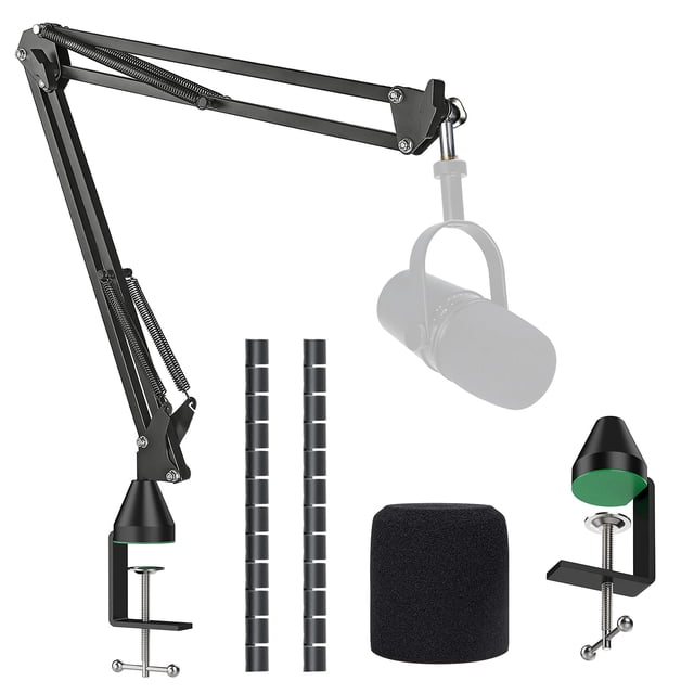 Micrófono Boom Arm YOUSHARES MV7 MV7X MV7+ con parabrisas
