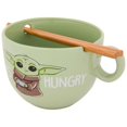 thumbnail image 3 of Set de tazas Ramen ICUP Star Wars Mandalorian The Child Green, 3 of 7