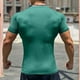 thumbnail image 5 of pstuiky Mangas cortas para hombre, Blusas y camisas de cuello redondo de manga corta informales de color liso para hombre ropa de hombre xl, 5 of 5