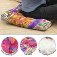 thumbnail image 3 of Meditation Floor Pillow, Boho Style Cushion, Dutch Velvet Cushion for Sitting Comfort, Square Pillows for Yoga and Meditation, 22'' x 22'', 3 of 7