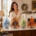 thumbnail image 5 of DIY Beaded Christmas Tree Kit Bead Christmas Tree Holiday Craft Set 3D Crystal Handmade Tabletop Christmas Decor Gift Colorful Jingle Beads(Green), 5 of 5