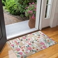 thumbnail image 2 of Pugs and Pioneer Flower Door Rugs,Washable Non Slip Door Mats Indoor,Decorative Door Mats,Entry Mat Indoor for Entrance,Bedroom,Kitchen,Bathroom,17"x30", 2 of 6