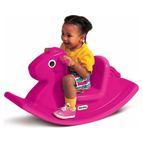 Little Tikes Kids Rocking Horse in Magenta, Classic Indoor Outdoor Toddler Ride-on Toy, Kids Boys Girls Ages 12 Months to 3 Years - image 5 of 5