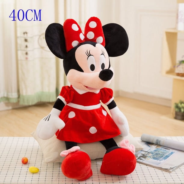 Disney Mickey Mouse Minnie muñecos de peluche juguetes de peluche regalo de cumpleaños y Navidad para niños regalos de Mickey Minnie
