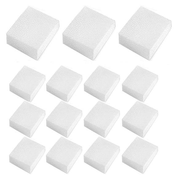 Genligt 15 Pack Sponges Foam Filters, for 67oz/ 2L Cat Water Fountain Filters, Pet Fountain Filter Replacement