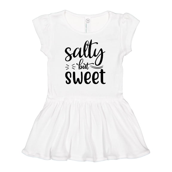 Inktastic Salty but Sweet Girls Baby Dress