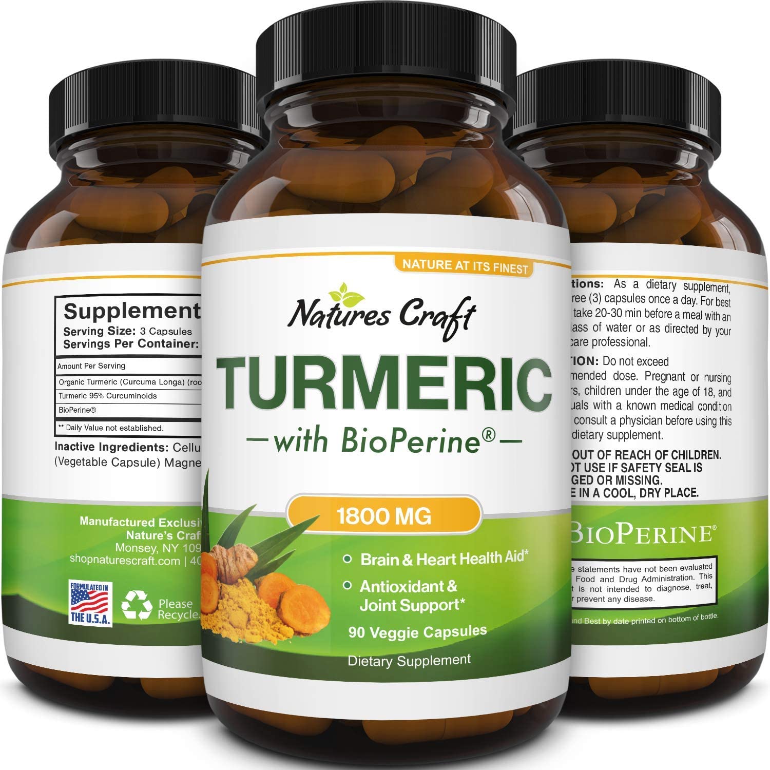 Turmeric Curcumin with Bioperine for Joint Support Turmeric