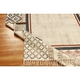 thumbnail image 6 of Casavani Handblock Printed Cotton Farmhouse Living Room Area Rug Geometric Area Carpet, Brown 10x16 feet, 6 of 6