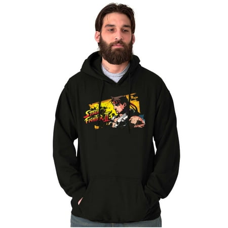 Street Fighter 2 Ryu Paint Drip Hoodie Sweatshirt Women Men Brisco Brands S