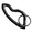 irregular-Gun black, variant on Stylish Star Carabiner Keychain Minimal Stainless Steel Star Carabiner Keychain Pendant for Bags and Backpacks