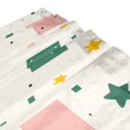 thumbnail image 3 of Yayeee Shower Curtain with Hooks 72"x72" Waterproof Fabric Bathroom Hanging Decor, Green Abstract Pattern, 3 of 5