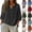 #01 Black, variant on Cotton Linen Shirts for Women Trendy Retro Embroidered 3/4 Sleeve Boho Blouse Dressy Casual Bohemian Tops Loose Tunics ,3XL,#01 Orange