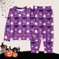 thumbnail image 4 of WOYY Girls Halloween Pajamas Kids Unisex Long Sleeve Top Pants Sleepwear Set, 2-Piece, Sizes 2-10, 4 of 4