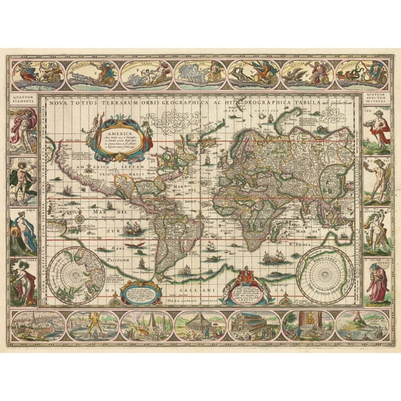 1631 Nova Totius Terrarum Orbis Geographica ac Hydrographica Tabula