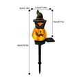 thumbnail image 3 of 7 Inch, Glasses Pumpkin Halloween Decoration Battery Operated Decorative Twinkle Lights,for Outdoor Halloween Yard Display (D), 3 of 3