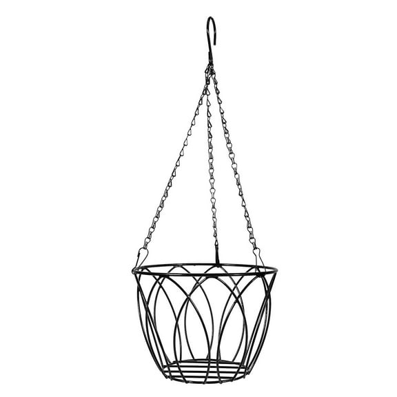 WORGEOUS Hanging Railing Planter Iron 1Pcs 8.1x8.1x5.5in