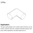 thumbnail image 3 of 2Pack Pipe Elbow Connector, 20mm/0.79" 2 Way Elbow for Aquariums, 3 of 6