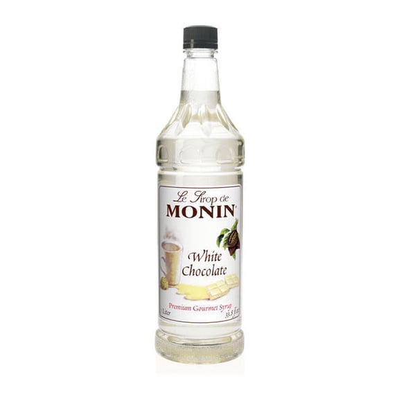 Monin White Chocolate Syrup PET cs 4/1 ltr