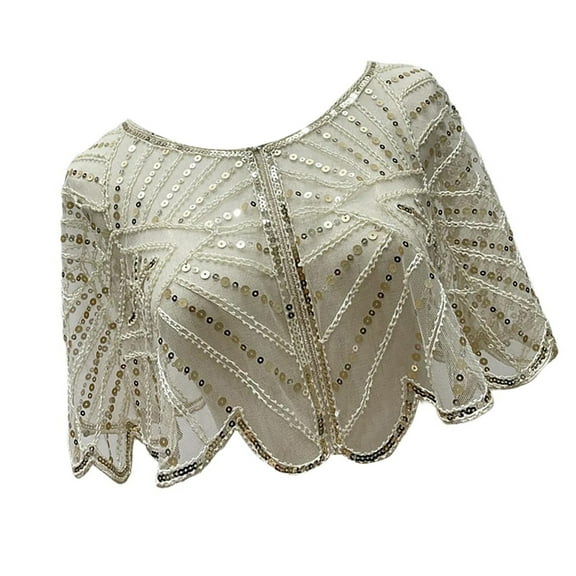 Elegant Evening Shawl Sparkling Shoulder Covers Versatiles Fashion Accessory for Weddings and Special Occasion