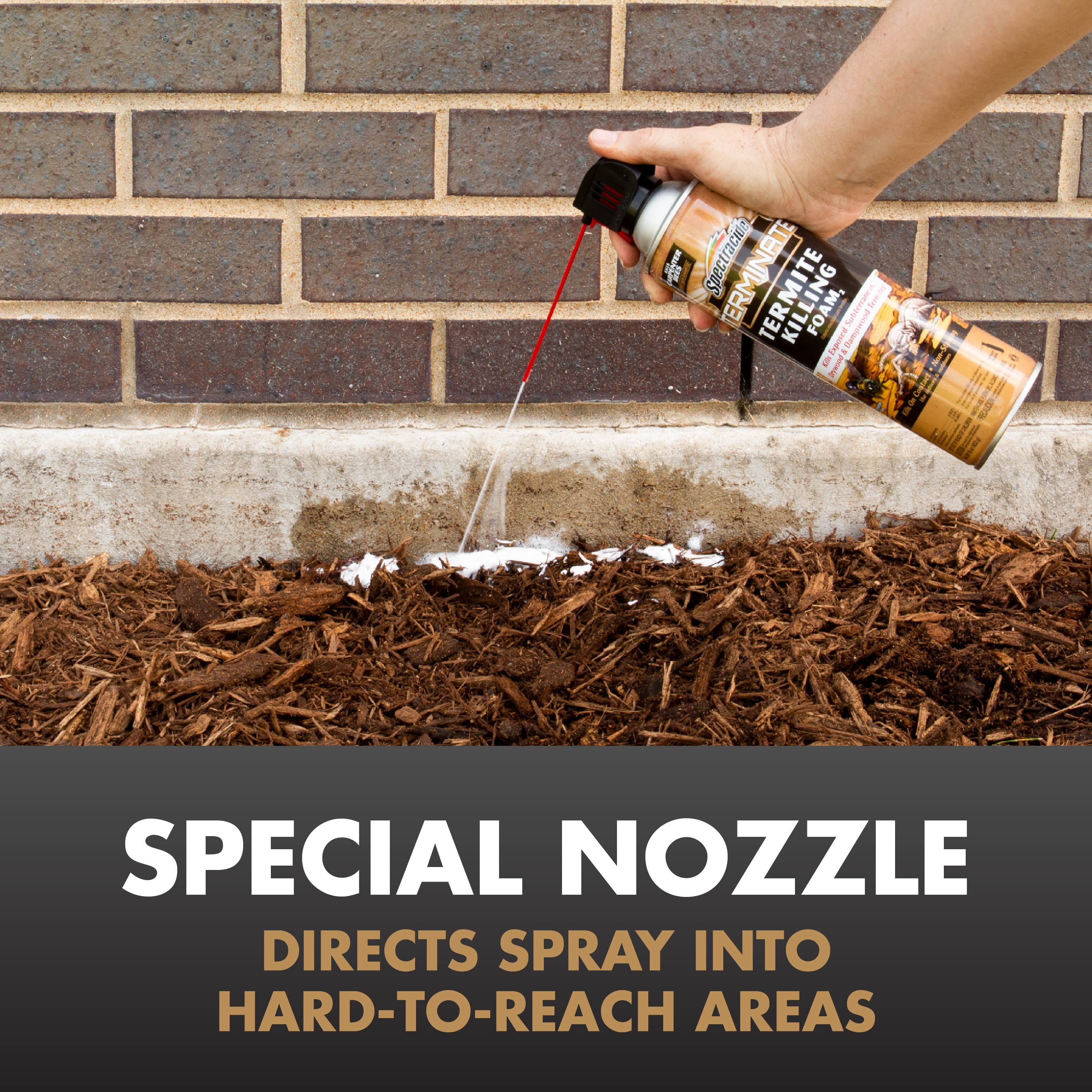 Spectracide Terminate Termite Killing Foam Aerosol, for Indoor and Outdoor Use, 16 Ounces
