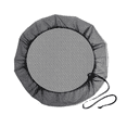 thumbnail image 2 of 95cm Outdoor Garden Rain Mesh Cover Water Tank Protective Cover Filter Mesh Insect Net Polyester Black, 2 of 6