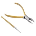 thumbnail image 4 of Angled Ends Stainless Steel Cuticle Trimmer, Help Correct Ingrown Nails And Relieve Pain, Streamlined Handle For Comfortable Grip, 4 of 8