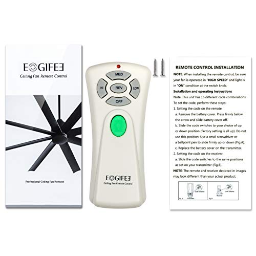Eogifee Ceiling Fan Remote Control with 
