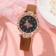 thumbnail image 1 of Relojes de mujer populares, personalidades de moda, relojes sencillos, cinturones digitales de mariposa, relojes., 1 of 5